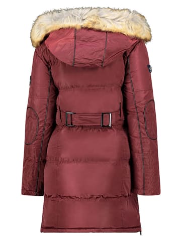 Geographical Norway Doorgestikte mantel "Beautiful" bordeaux