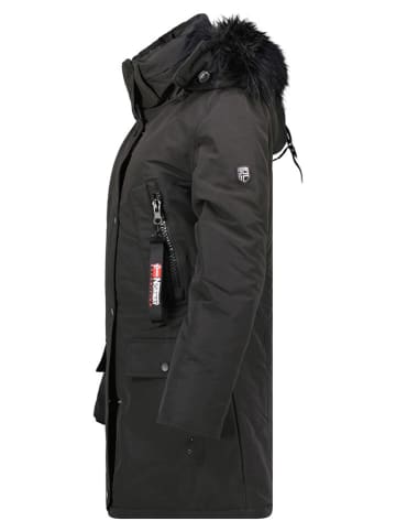 Geographical Norway Parka "Corta" w kolorze czarnym