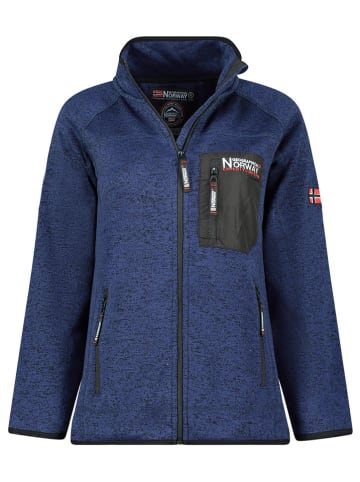 Geographical Norway Kurtka polarowa "Title" w kolorze granatowym