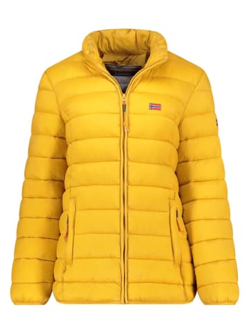 Geographical Norway Kurtka pikowana "Atikolor" w kolorze musztardowym