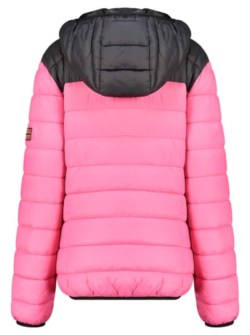 Geographical Norway Doorgestikte jas "Atikoclerc" roze