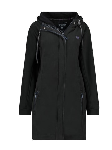 Geographical Norway Fleece mantel "Timothe" zwart