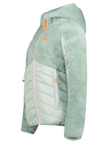 Geographical Norway Kurtka polarowa "Trema" w kolorze miętowym