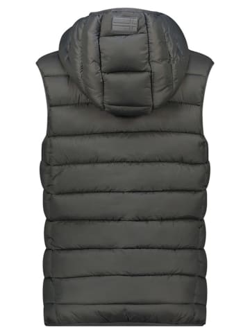 Geographical Norway Kamizelka pikowana "Vatikotal" w kolorze ciemnoszarym