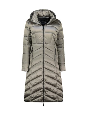 Geographical Norway Płaszcz zimowy "Blanche" w kolorze szarym