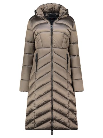 Geographical Norway Doorgestikte mantel "Blanche" taupe