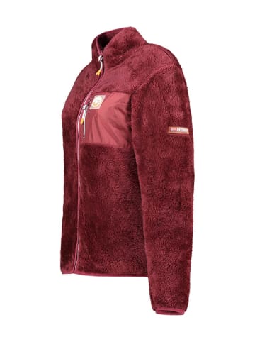 Geographical Norway Kurtka polarowa "Upecious" w kolorze bordowym