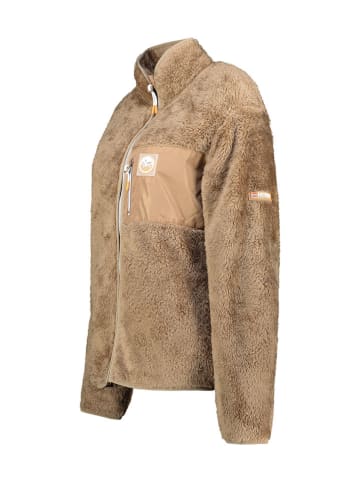 Geographical Norway Kurtka polarowa "Upecious" w kolorze szarobrązowym