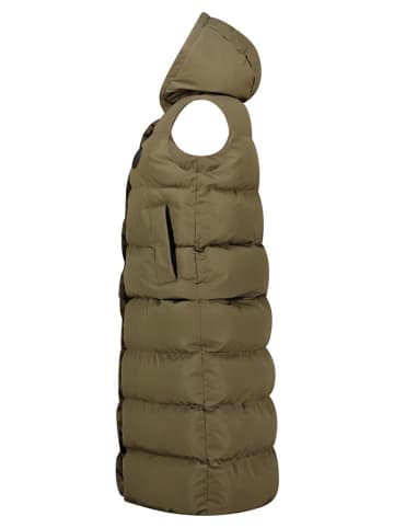 Geographical Norway Doorgestikte bodywarmer "Villian" kaki