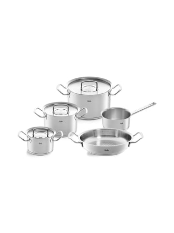 Fissler 8tlg. Edelstahl-Kochgeschirrset "Profi Collection®" in Silber