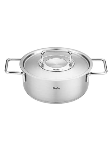 Fissler 2tlg. Set: Edelstahl-Bratentopf "Pure Collection" - Ø 20 cm
