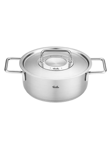 Fissler 2tlg. Set: Edelstahl-Bratentopf "Pure Collection" - Ø 24 cm