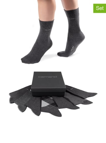 camano 7er-Set: Socken in Grau