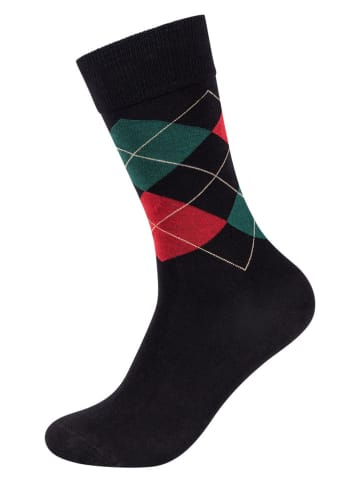camano 3er-Set: Socken in Schwarz