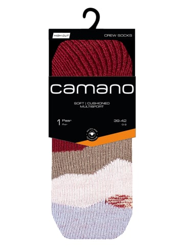 camano Skarpety w kolorze czerwono-białym