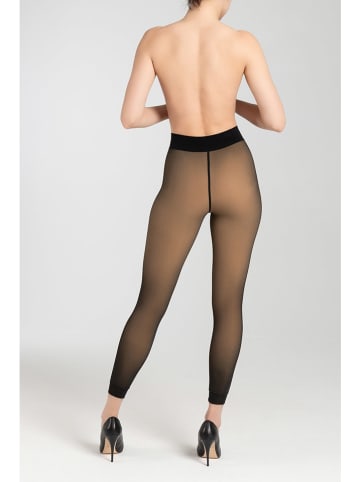 camano Legging "Warm & transparent" zwart - 120 denier