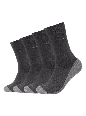 camano 4er-Set: Socken in Grau