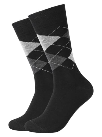 camano 4er-Set: Socken in Schwarz/ Grün
