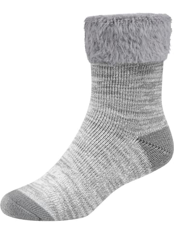 camano 2er-Set: Socken in Grau/ Schwarz