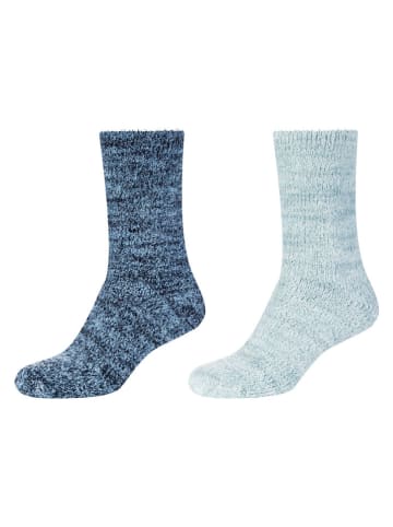 camano 4-delige set: sokken blauw/lichtblauw