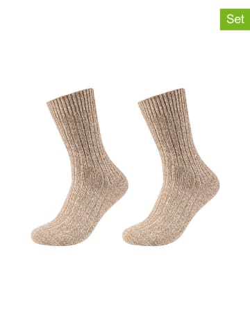 camano 2er-Set: Socken in Beige