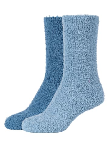 camano 4er-Set: Socken in Hellblau/ Blau