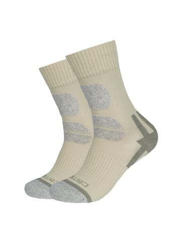 camano 4er-Set: Socken in Creme/ Grau