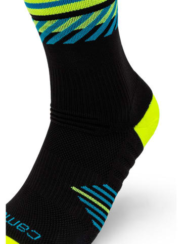 camano 3er-Set: Funktionssocken in Schwarz/ Gelb