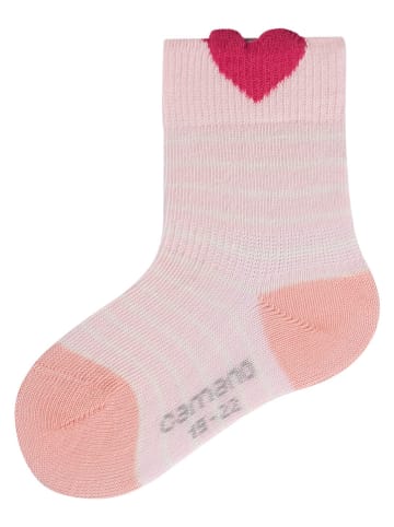 camano 8-delige set: sokken lichtroze/geel/lichtbruin