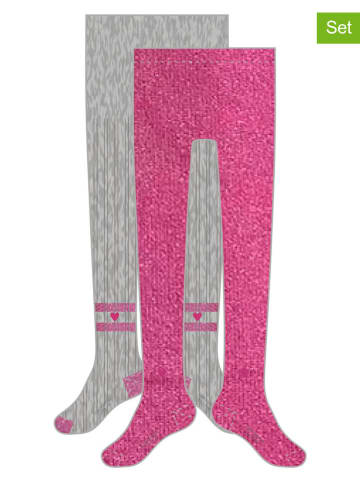 camano 2-delige set: maillots roze/grijs