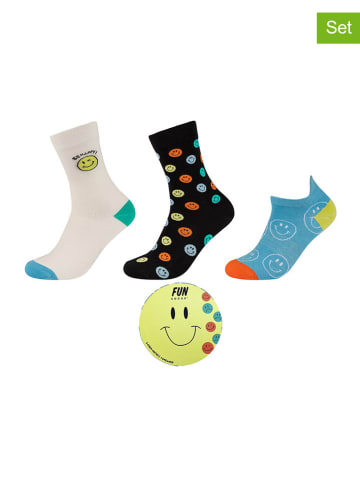 Fun Socks Skarpety (3 pary) "Fun Socks" ze wzorem
