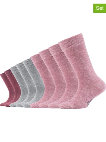 s.Oliver 9er-Set: Socken in Rosa/ Grau