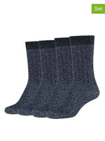 s.Oliver 4er-Set: Socken in Dunkelblau
