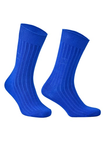 Norfolk Socken in Blau