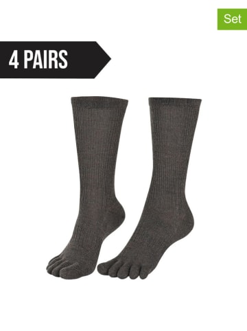 Norfolk 4-delige set: sokken antraciet