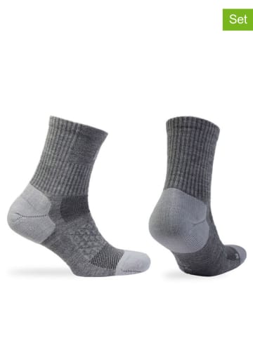 Norfolk Skarpety funkcyjne (3 pary) w kolorze szarym