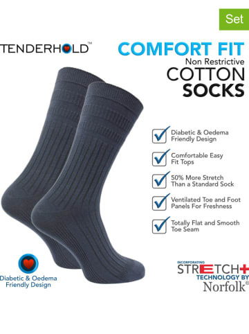 Norfolk 2er-Set: Socken in Grau