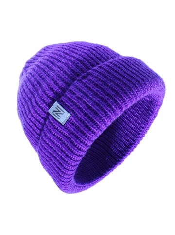 Norfolk Wollmütze paars