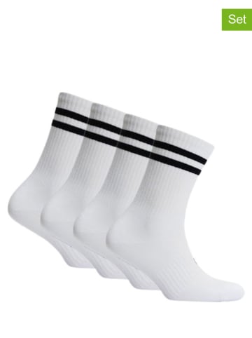 Norfolk 8er-Set: Socken in Weiß