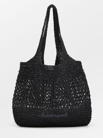 Becksöndergaard Shopper "Vanessa" in Schwarz - (B)48 x (H)35 cm