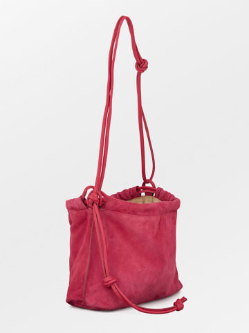 Becksöndergaard Leder-Schultertasche in Pink - (B)30 x (H)24 x (T)15 cm