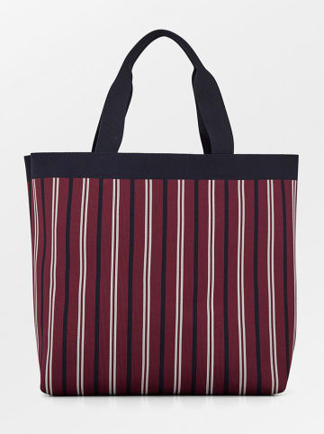 Becksöndergaard Shopper in Bordeaux/ Dunkelblau - (B)35 x (H)35 x (T)15 cm