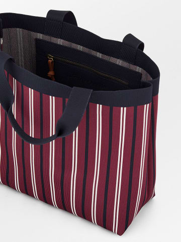 Becksöndergaard Shopper bag w kolorze bordowo-granatowym - 35 x 35 x 15 cm