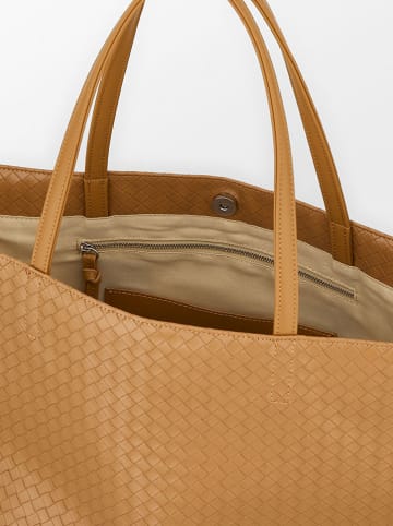 Becksöndergaard Shopper bag w kolorze karmelowym - 40 x 30 x 20 cm