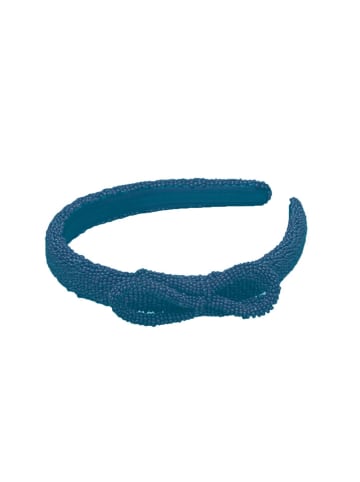 Becksöndergaard Opaska "Bow" w kolorze niebieskim do włosów