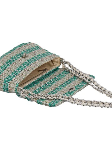Becksöndergaard Torebka "Weava" w kolorze zielonym - 26 x 16 x 8 cm