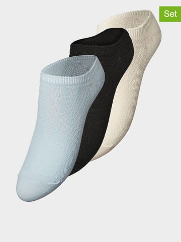 Becksöndergaard 3er-Set: Socken in Hellblau/ Schwarz/ Weiß