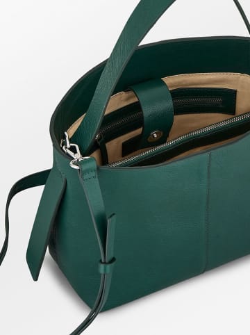 Becksöndergaard Skórzana torebka w kolorze zielonym