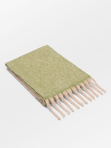 Becksöndergaard Szal w kolorze zielono-jasnoróżowym - 200 x 35 cm