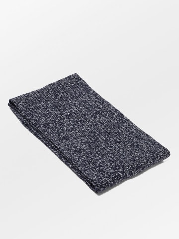 Becksöndergaard Wełniany szal w kolorze granatowym - 170 x 25 cm